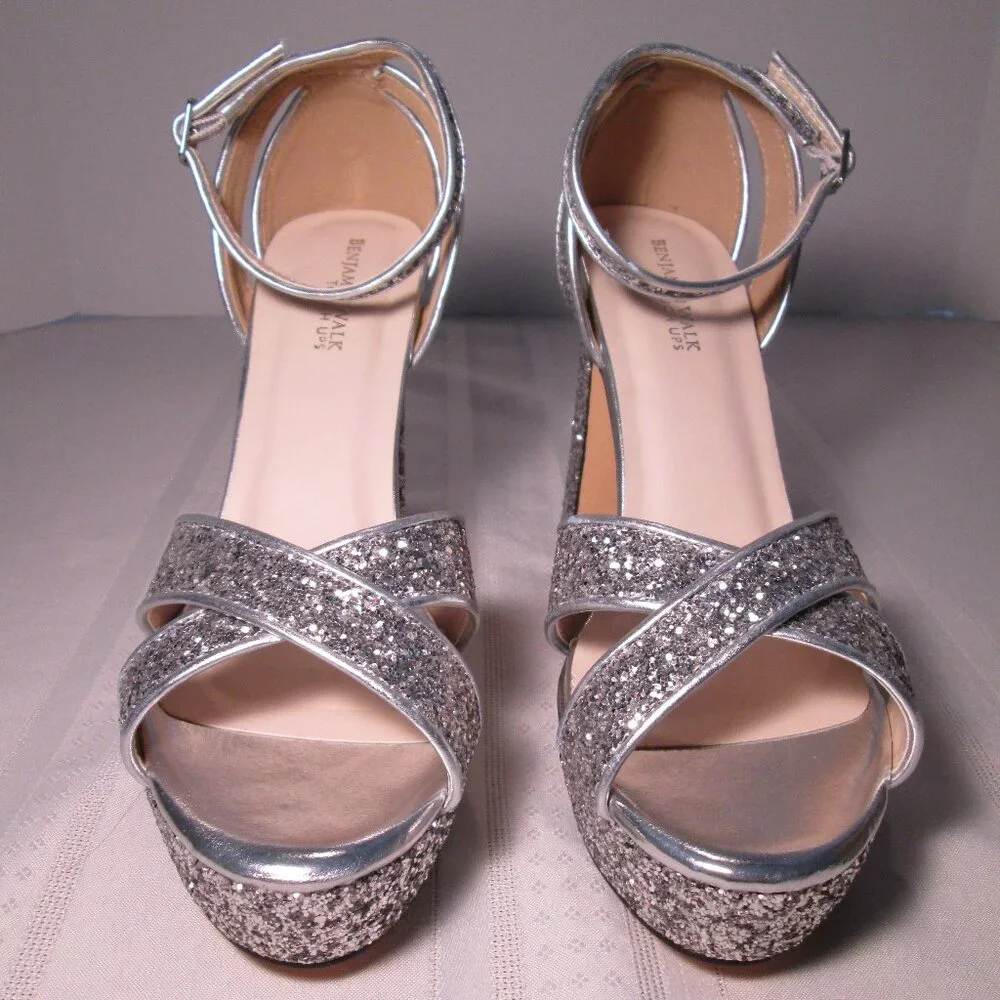 Touch Ups by Benjamin Walk Jemma Platform Sandal Sz 9.5 - Picture 1 of 10